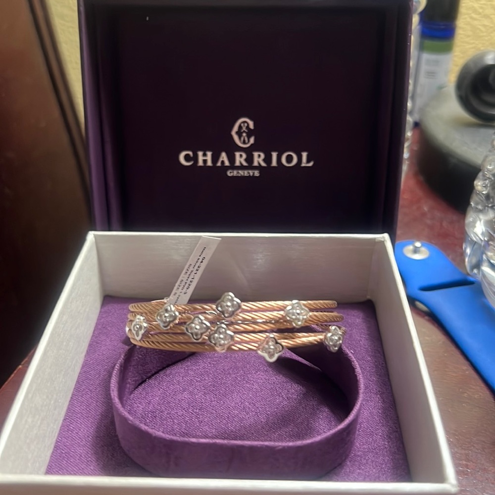 Charriol Rose gold Bracelet. Brand new in box.